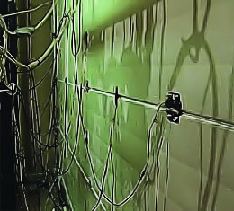Тепловые датчики на полотне ворот АЛЮТЕХ (испытания в СПбГАСУ, г. Санкт-Петербург)