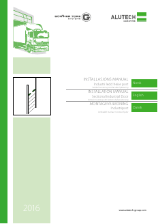 Installasjons manual Vertikal montering med lav aksel plassering