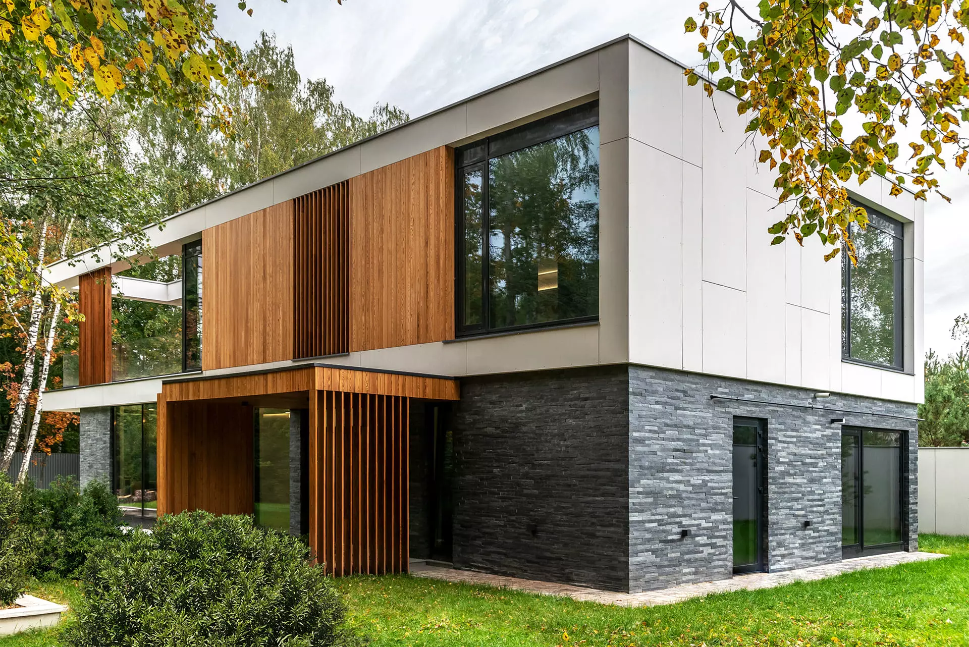 Частный дом в стиле хай-тек